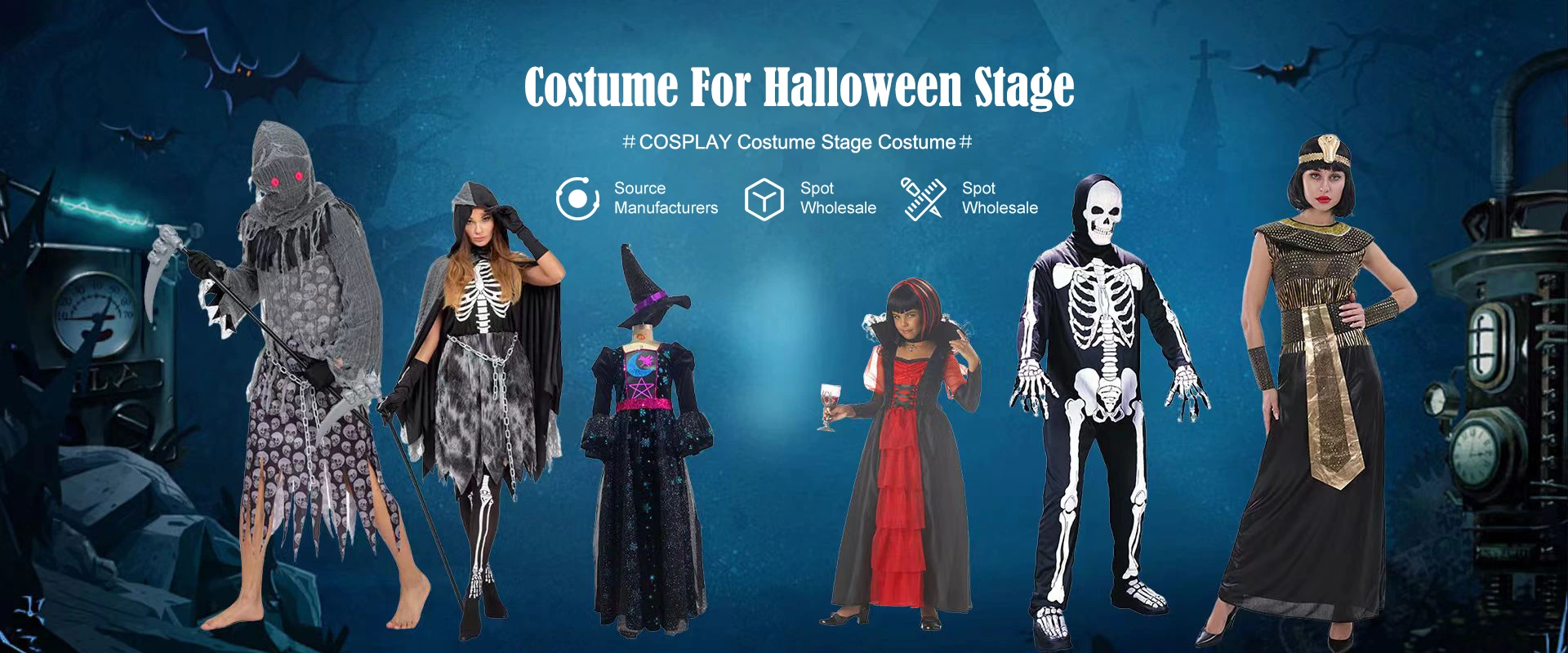 Fornecedor de figurinos de Halloween