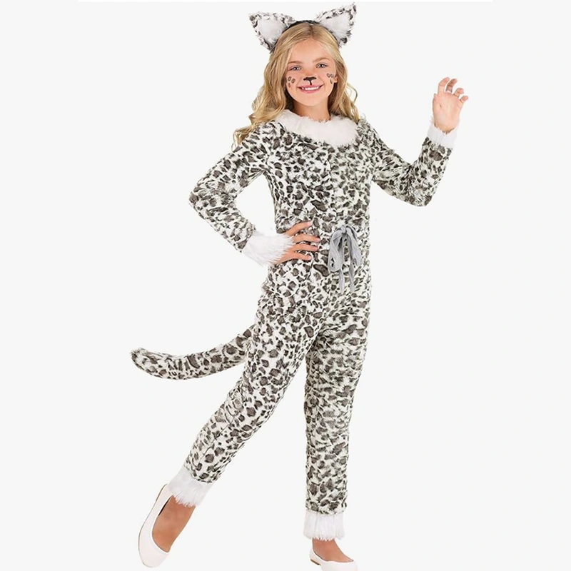 Fantasia de leopardo para crianças