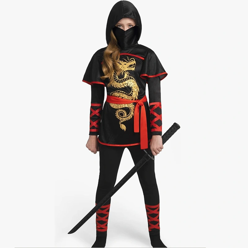 Traje ninja para menina